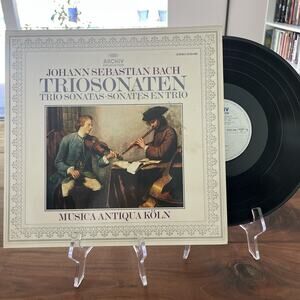 Johann Sebastian Bach Triosonaten Vinyl LP 1981 Archiv 2533 448